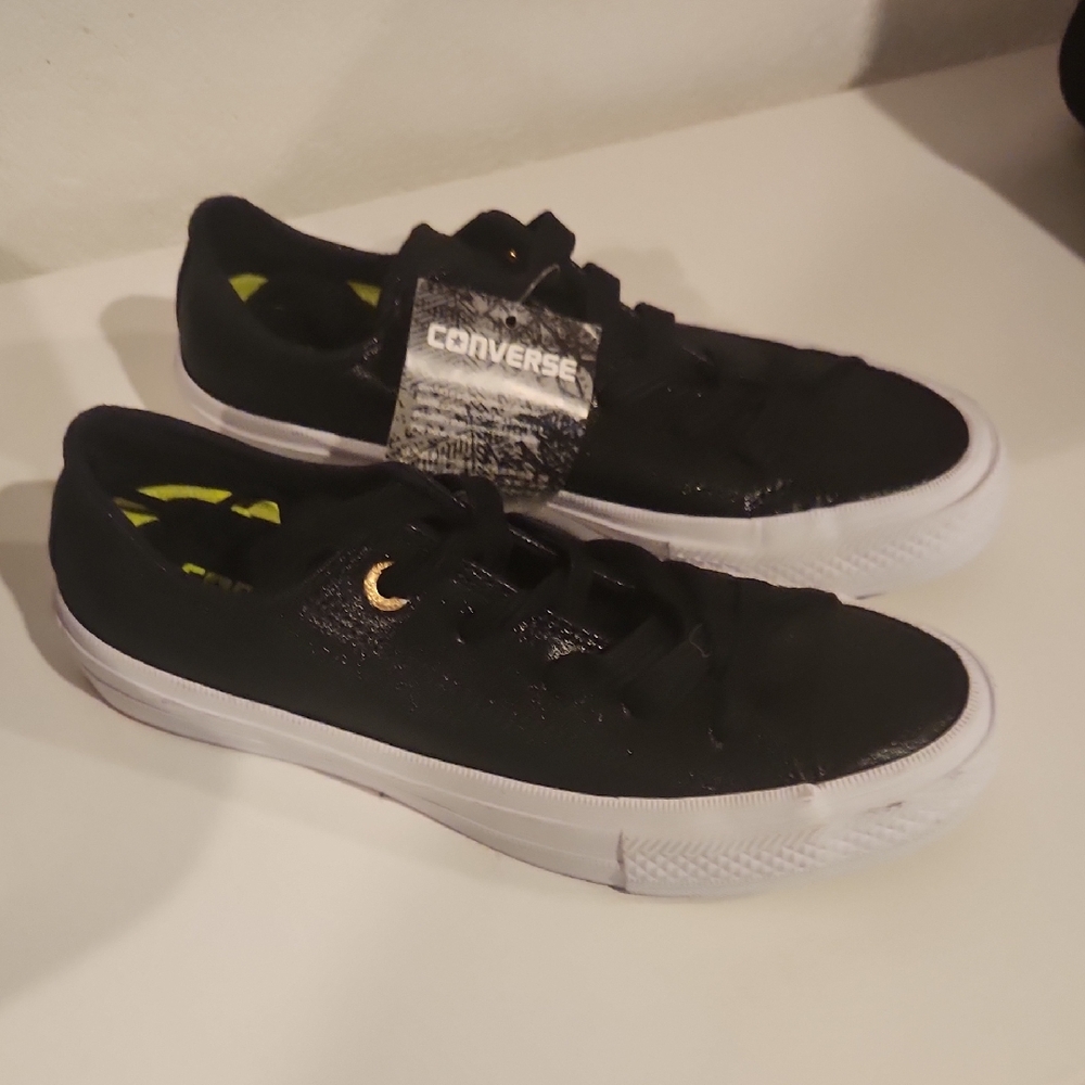 Converse Kids Black and White Sneakers